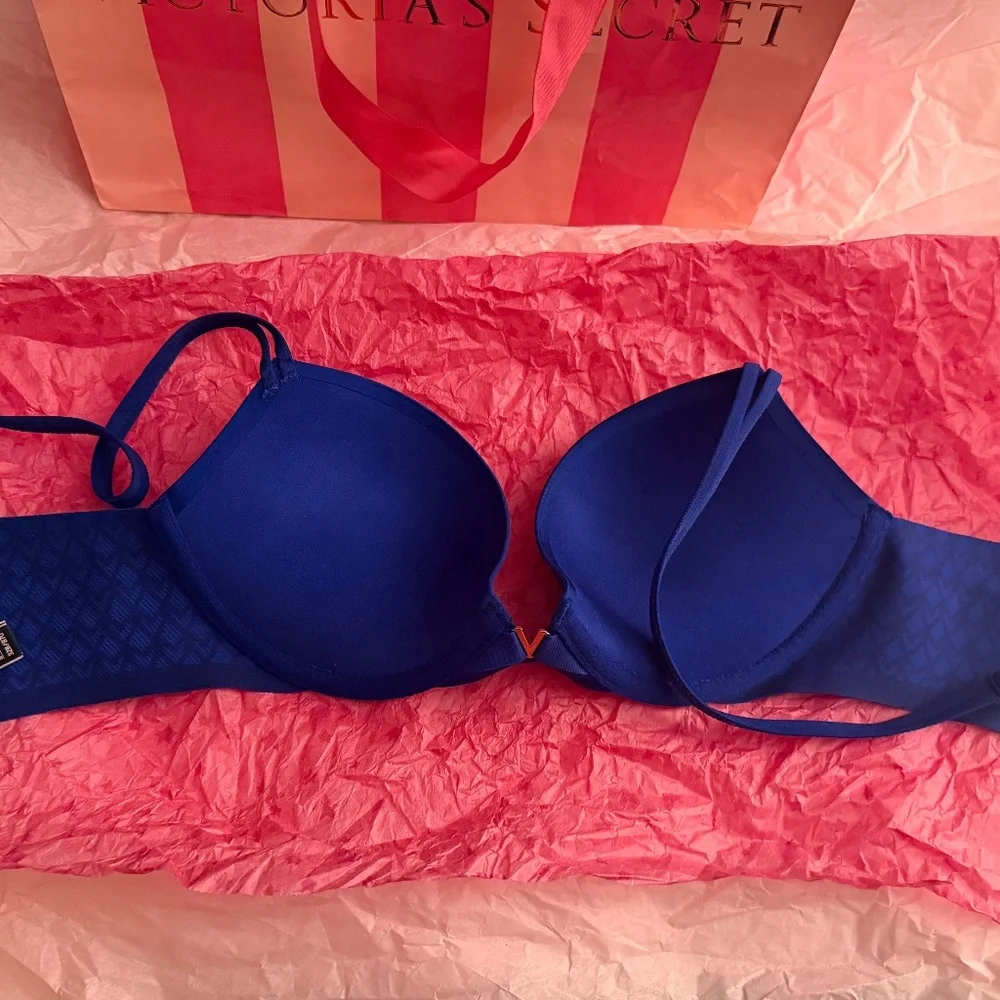 NEW 💐 Victoria's Secret Cobalt Blue Very Sexy Push-Up Bra